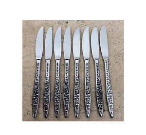 Stainless Steel Dessert Knife Reusable Manual Stainless Steel Dinner Knives <b>Set</b> Of 8 Hot Sale Price <b>Cheese</b> <b>Set</b> - Product Image 1