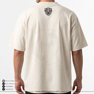 Camiseta de manga corta color coral para hombre de alta calidad de Mawra con estampado de letras en la parte delantera, cuello redondo, ajuste informal, transpirable y de corte regular. - Product Image 2