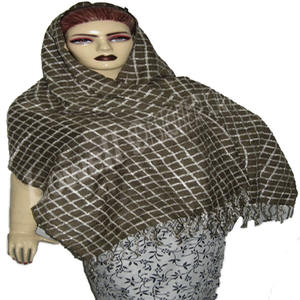 Pashmina 100% cachemira Jamavar, bufanda barata de verano, bufanda tejida a mano. - Product Image 1