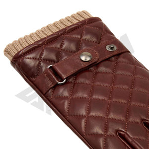 Men's Touchscreen Leather <b>Gloves</b>-Stylish <b>Dress</b> <b>Gloves</b> for Winter Outdoor Use Breathable & Eco-Friendly - Product Image 2