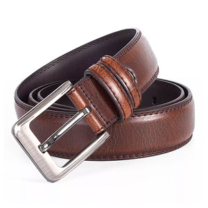 Cinturón de Cuero Premium, Cinturón de Cuero Clásico con Bordes Refinados y Hebilla Resistente para un Uso Diario Duradero - Product Image 1