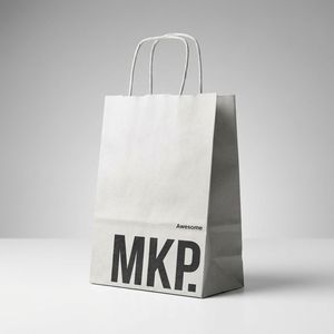 Grand sac cadeau en papier personnalisé, impression offset sur papier d'art, style luxueux, poignées torsadées, poignée longue, service OEM ODM - Product Image 1