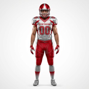Uniformes de football personnalisés pour jeunes avec numéros de joueur pour les équipes de football jeunesse, en mesh extensible, en gros - Product Image 3