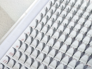ขนตาปลอมอนิเมะเกาหลีแบบจุดขนตาปลอม0.05มม. J JC D ขด8-18มม. สีดำ wispy spiky - Product Image 6