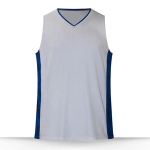 เสื้อบาสเก็ตบอล OEM แบบยูนิเซ็กซ์ ผ้าโพลีเอสเตอร์ 100% พิมพ์ลายแบบ Sublimation ปรับแต่งได้เต็มที่ ระบายอากาศได้ดี เสื้อบาสเก็ตบอลแบบไม่มีแขน - Product Image 4