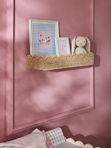 Elegant Paper Scalloped <b>Shelf</b> Minimal Wall <b>Shelf</b> Lightweight Display <b>Shelf</b> Stylish <b>Organizer</b> <b>Shelf</b> For Home Interior Accent - Product Image 4