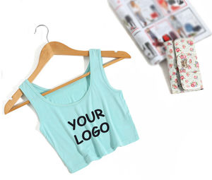 Custom Logo Women <b>Crop</b> Tank <b>Tops</b> Wholesale Sleeveless Sports Gym Fitness Yoga <b>Tops</b> Private Label Summer Casual Vest Manufacturer - Product Image 5