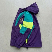 Vestes coupe-vent imperméables en nylon à fermeture éclair pour hommes, design personnalisé, veste coupe-vent de haute qualité pour l'extérieur