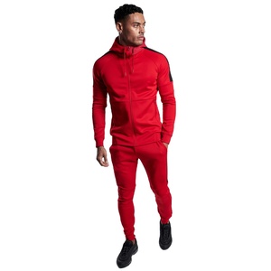 Chándales bordados para correr de Entrenamiento Personalizados de alta calidad para hombres Sudaderas ajustadas de algodón 100% - Product Image 2