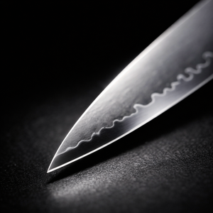 Cuchillo de Cocina Personalizable con Hoja de Acero al Carbono Ambidiestra y Mango de Madera, Forjado, Regalo de Aniversario para Cocineros DIY - Product Image 3