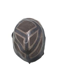 Taz Hair MGM Model Perruque Toupet pour Homme en Cheveux Humains Remy Indiens, Lace Front, Ondulation Water Wave, Souple, Systèmes de Prothèses Capillaires - Product Image 5