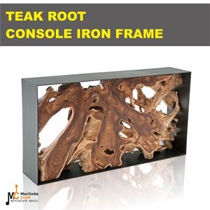 TEAK ROOT CONSOLE IRON FRAME - Product Image 5