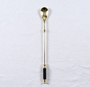 Premium Classic Gold <b>Bar</b> Spoon With Black Handle For Cocktail Stirring <b>Bar</b> <b>Tools</b> For Cocktail Mixing - Product Image 1