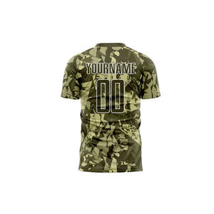 Ensemble de maillots de football pour hommes de qualité supérieure, uniforme de club personnalisé, impression par sublimation, 100% polyester respirant, évacuation de l'humidité - Product Image 3