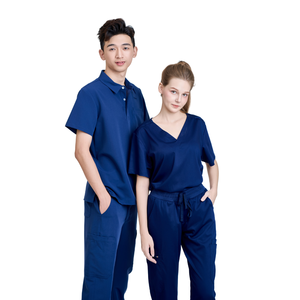 ชุดยูนิฟอร์มแพทย์แบบกำหนดเองราคาโรงงาน ชุดพยาบาลทันสมัยพร้อมลายพิมพ์ เสื้อกาวน์แพทย์ ชุดยูนิฟอร์ม FMF - Product Image 1