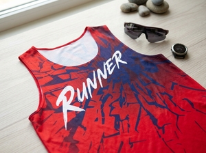 เสื้อกล้ามวิ่งแบบกำหนดเอง OEM ODM ขายส่ง เสื้อวิ่งแห้งเร็ว ผู้ผลิต - Product Image 3