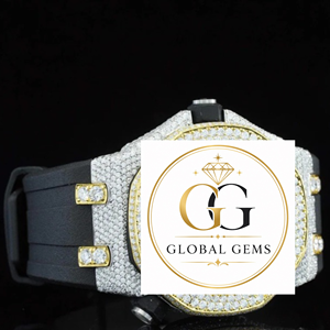 Reloj Analógico de Acero Inoxidable con Incrustaciones de Diamantes VVS, Chapado en Oro Blanco, de Alta Calidad, para Hombre, el Mejor Regalo de Joyería de Moda - Product Image 6