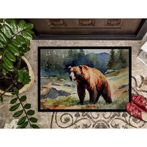 Felpudo de oso Kodiak, alfombra antideslizante, lavable, de pila baja, para entrada interior/exterior, 24H X 36W, alfombrilla para puerta Delantera - Product Image 3