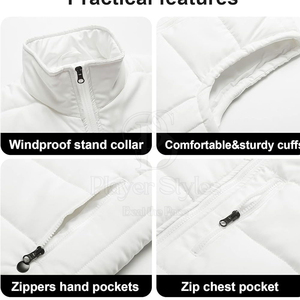 Gilet matelassé pour homme, résistant à l'eau, sans manches, veste d'hiver avec un design moderne et élégant pour les activités de plein air - Product Image 5