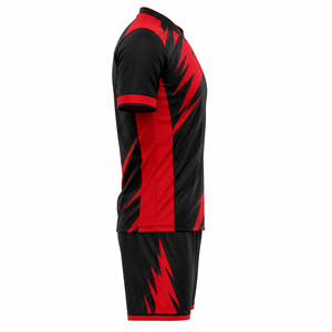 Ensemble d'entraînement de football pour hommes le plus vendu – Respirant, séchage rapide, deux pièces, sans manches, taille élastique, numéros d'équipe personnalisés, anti-transpiration - Product Image 4
