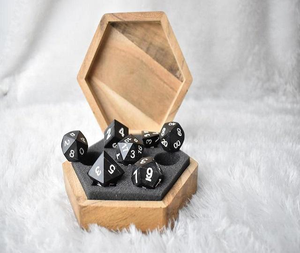 Polished Medieval Horn <b>Dice</b> Eco-Friendly Water Buffalo Horn Polyhedral <b>Dice</b> with Animal Style from f s i - Product Image 1