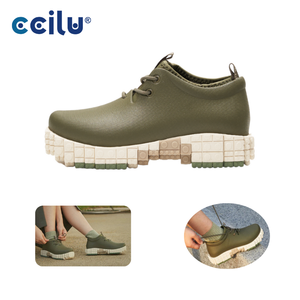 Fashionable eva lace-up odor control short ladies boots - Product Image 1