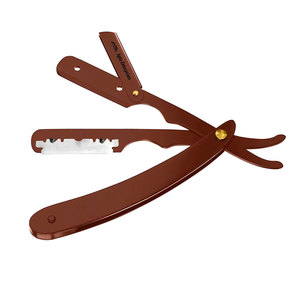 Navaja de Afeitar Clásica de Acero Inoxidable, Superventas, de Corte Recto, para Uso Profesional en Salones y Barberías - Product Image 1