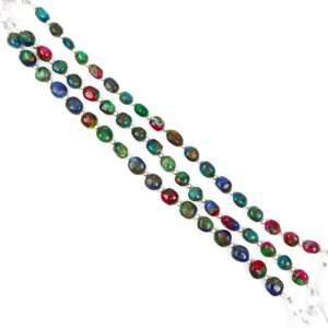 Perles de turquoise Mohave arc-en-ciel lisses en forme de pépites 6x8MM 8x10MM, perles de pierres précieuses pour la fabrication de bijoux, prix de gros, fournisseur en gros - Product Image 3
