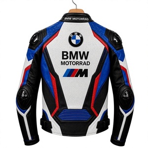 Unisex Genuine Cowhide Leather MotoCP <b>Racing</b> <b>Jacket</b>/Chaqueta Protective Track Gear Made to Measure CE Certified Level 2 - Product Image 3