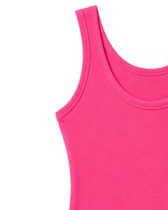 Conjunto de Dos Piezas para Mujer, Top Rosa Intenso y Pantalones Cortos Verde Lima, Ropa Casual de Verano, Estilo Lounge, Ajuste Suave y Elástico - Product Image 3