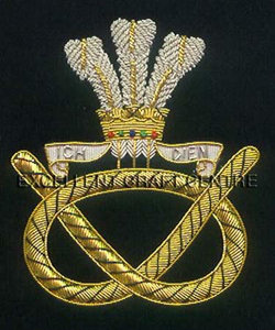ICH DIEN Patch brodé en dentelle de haute qualité à coudre, badge en tissu circulaire au design luxueux pour vêtements - Product Image 6