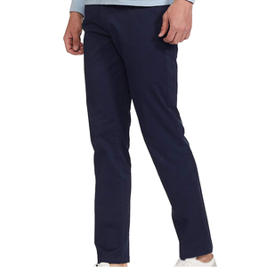 Pantalones Casuales para Hombre, Talla XL 30 L, Suaves, Transpirables, Ecológicos, de Lona Ligera, Cintura Media, con Cordón, Cierre de Botón, Talla Grande, Rectos, Lisos - Product Image 1