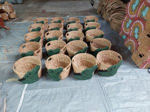 High Quality Handwoven Butterfly Basket Novelty Seagrass Wicker Storage Organizer for Nursery Decor Baby Gift OEM Export - Product Image 6