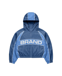 Ensemble de survêtement de qualité supérieure, veste à capuche à manches longues avec fermeture éclair, short, logo personnalisé, survêtement ample pour l'été, respirant - Product Image 4