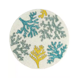 Luxury Reusable <b>Drink</b> <b>Coasters</b> with Decorative Beads Modern Home Accent for Kitchen Decor Promotional Product - Product Image 6