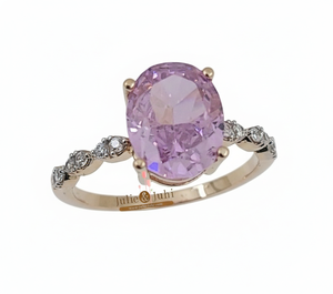 SHREE FINE JEWELS - Juego de Anillos de Oro Sólido de 18K con Circonitas para Mujer - Joyería de Boda de Lujo con Acabado Liso y Diseño Elegante - Product Image 3