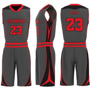 Tenue de basketball d'été personnalisée, design entièrement sublimé, qualité supérieure, ensemble maillot et short pour équipe masculine - Product Image 6