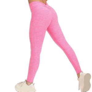 Mallas de gimnasio para mujer de alta calidad OEM de talla grande cintura alta entrenamiento BD pantalones de Yoga ajustados transpirables para deportes para otoño - Product Image 4