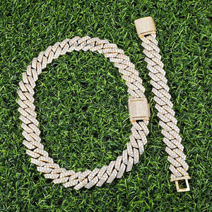 Wholesale 925 Sterling Silver Hip Hop Jewelry Premium 19MM Wide <b>Moissanite</b> Cuban Link <b>Bracelet</b> Exclusive for Export Buyers - Product Image 3