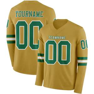 เสื้อฟุตบอลชายแบบกำหนดเอง แขนยาว ปักชื่อทีม โลโก้ และตำแหน่งทีม (แขนด้านหน้า/ขวา/ซ้าย) ปักด้วยเทคนิคฮีททรานเฟอร์ - Product Image 4