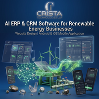AI ERP CRM Software for Renewable Energy Businesses Website Design Android iOS Mobile Application WordPress Shopify AI eCommerce