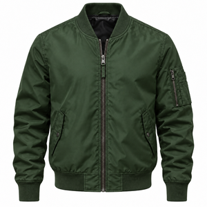Customized Logo Printing New Design Lightweight Full Sleeves <b>Men</b> Bomber <b>Jacket</b> Breathable High Street Style Bomber <b>Jacket</b> O - Product Image 3