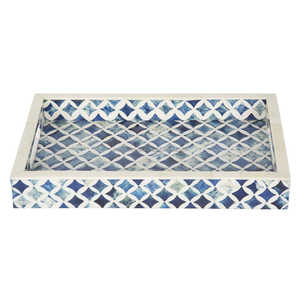 Plateau d'incrustation d'os en bois naturel fabriqué à la main assiette de service personnalisée de haute qualité pour les restaurants à la maison hôtels directement-classique - Product Image 4