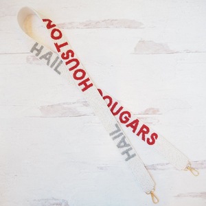 Hail Houston Beaded <b>Purse</b> Straps <b>Belt</b> Custom Length Bride and Seed Bead Bag Strap Beaded <b>Purse</b> for Tote & Clutch Bags Hooks - Product Image 1