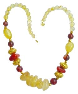 สร้อยคอโอนิกซ์แฟชั่นใส่ได้ทั้งชายและหญิงทำด้วยมือลูกปัดสไตล์ชาติพันธุ์ชุบทองหรือเงินหินโมราสีดำหลัก - Product Image 5