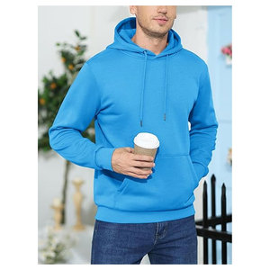 Unisex High Quality Polyester Cotton French Terry Solid Oversized Winter Eco Friendly Hoodie Long Sleeve Plus Glitter Printing - Product Image 2