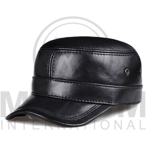 Gorra de béisbol de alta calidad con logo personalizado, gorra clásica unisex de cuero marrón en colores lisos a precios económicos. - Product Image 2