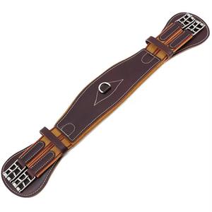 Sangle anglaise de qualité supérieure avec doublure polaire respirante et légère pour selle anglaise, double élastique, sangles de cheval faciles à utiliser - Product Image 1