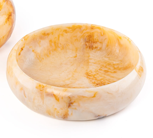 Cuencos de Resina Hechos a Mano de Nuevo Diseño, Cuencos Únicos para Frutas y Ensaladas con Resina Fluida Vertida a Mano, Platos de Resina, Vajilla - Product Image 3