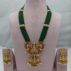 Juego de Joyería Fina para Novia Jewelemarket Heritage 10575482DBL, Collar Largo con Perlas de Imitación y Rubíes - Product Image 3